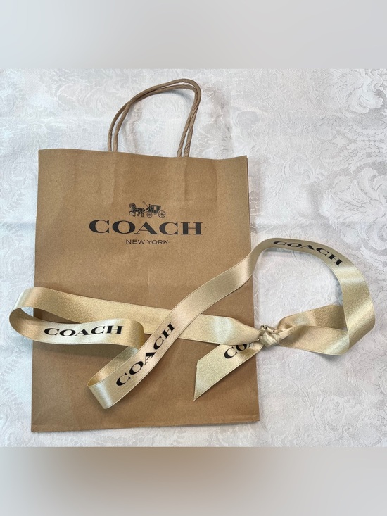 Coach Handbags - Coach Gold Ribbon and Gift Bag